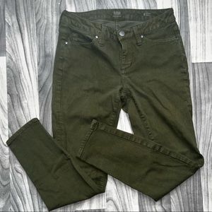 Ana Green Skinny Ankle Pants